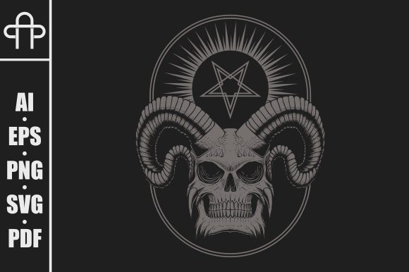 Download Devil Skull Vector Illustration - Devil Collection