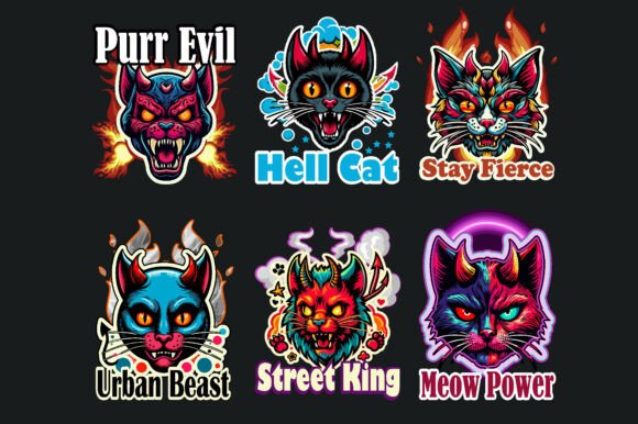 Download Cat Devil Demon Head - Devil Collection
