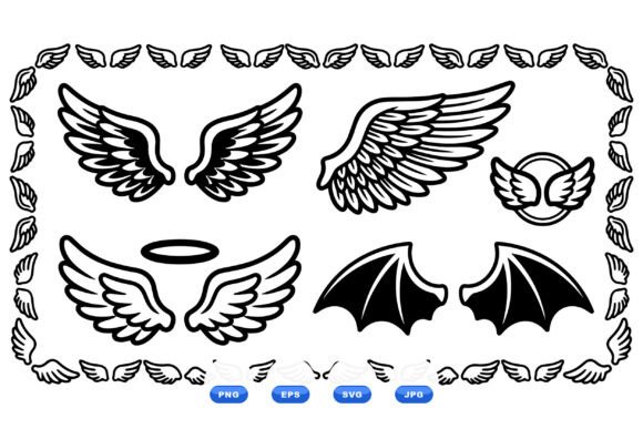 Download Angel and Devil Wings Clipart - Devil Collection